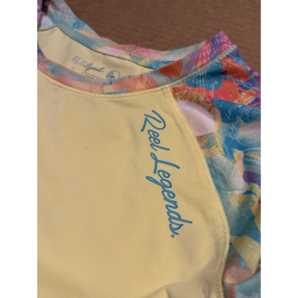 Reel Legends Keep It Cool Tops – Yellow & Aqua, 2 Women's Size Large: quick dry - Picture 10 of 14